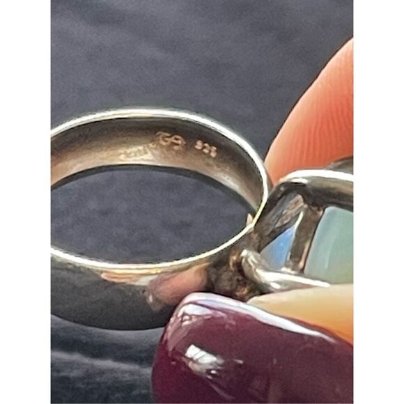 Sterling Silver Opalite Ring - Picture 7 of 8